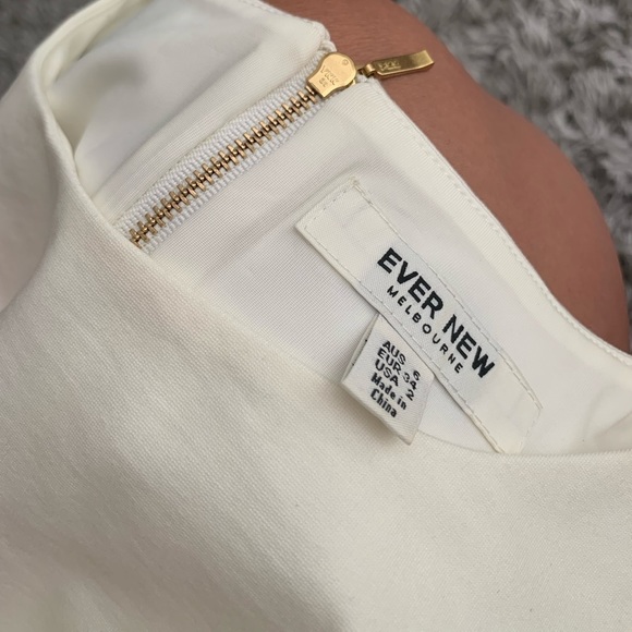 EVER New Melbourne Fit and Flare Dress Painted Style Design with Goldtone - Picture 2 of 7